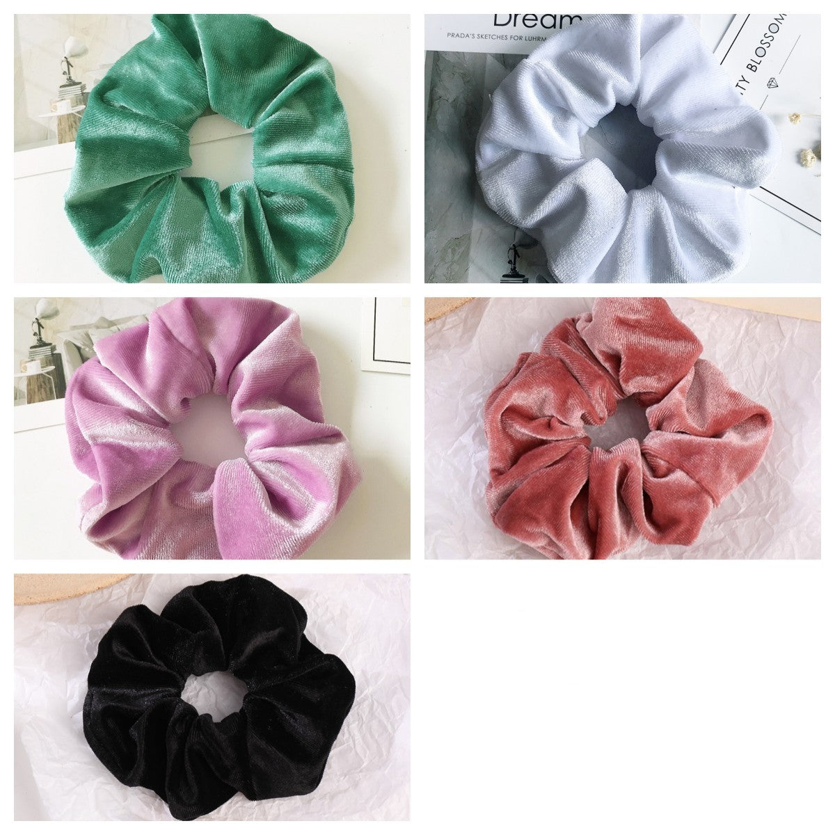 Flannel Hair Tie Hair Rope Velvet Fashion Ponytail Hair Accessories