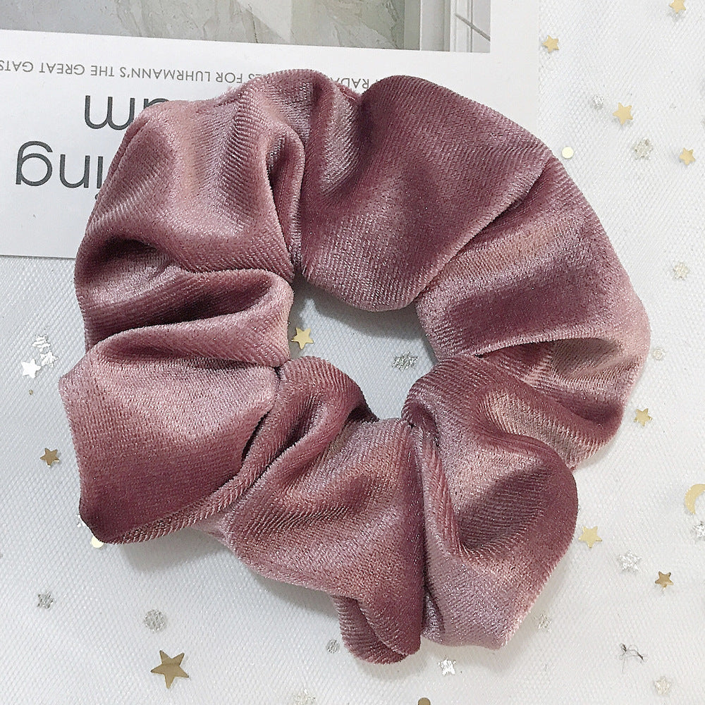 Flannel Hair Tie Hair Rope Velvet Fashion Ponytail Hair Accessories